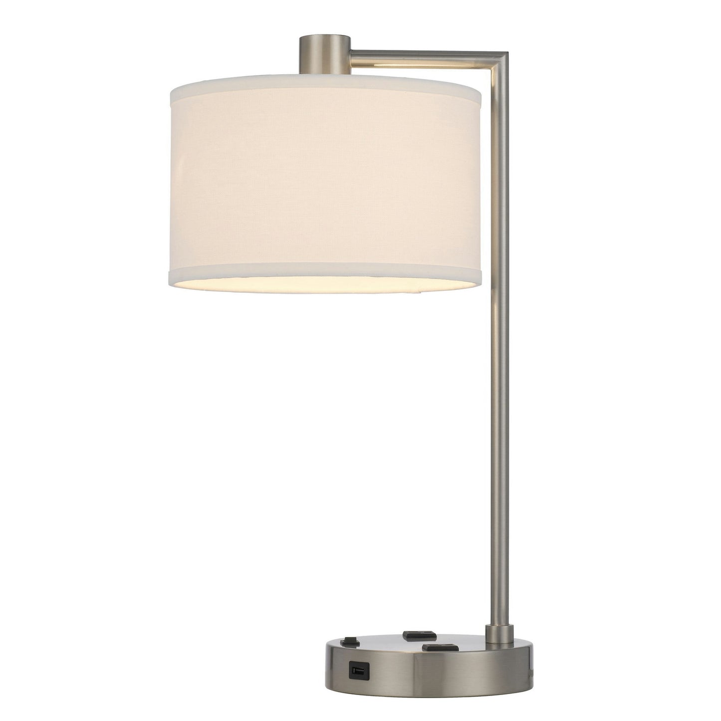 Brushed steel Metal Roanne - Desk lamp