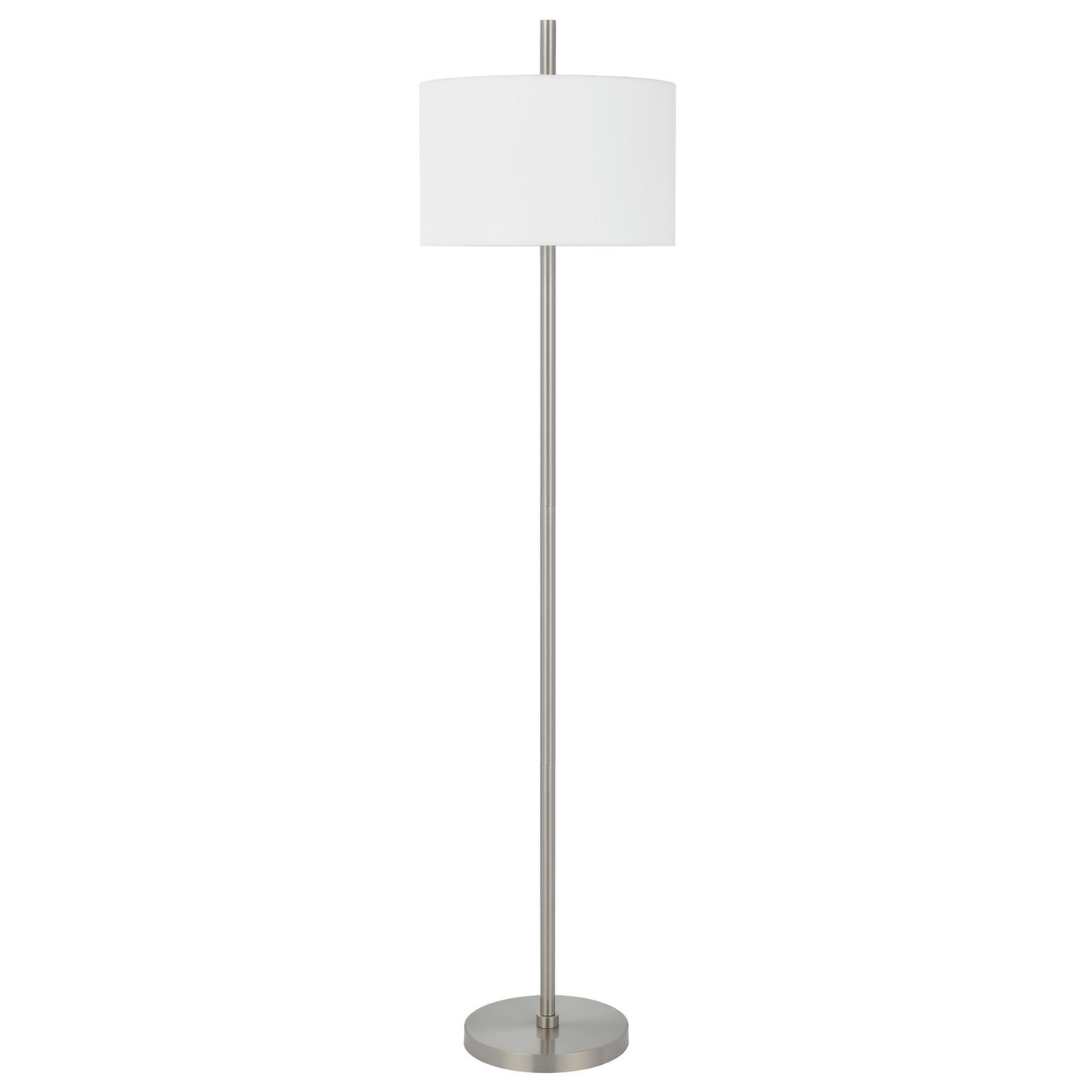 Brushed steel Metal Roanne - Floor lamp