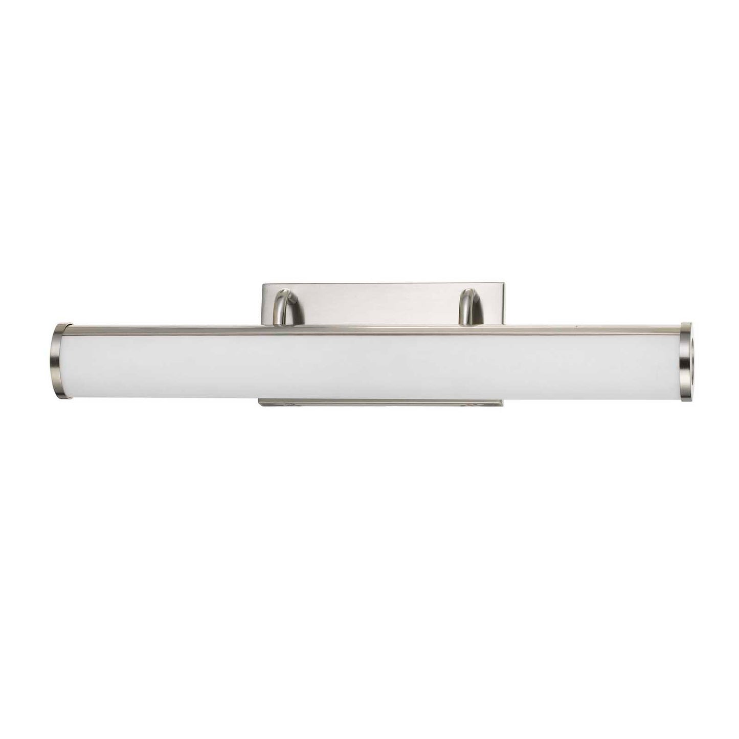 Brushed steel Acrylic/metal Contract lighting - Vanity light, LA-8604-M