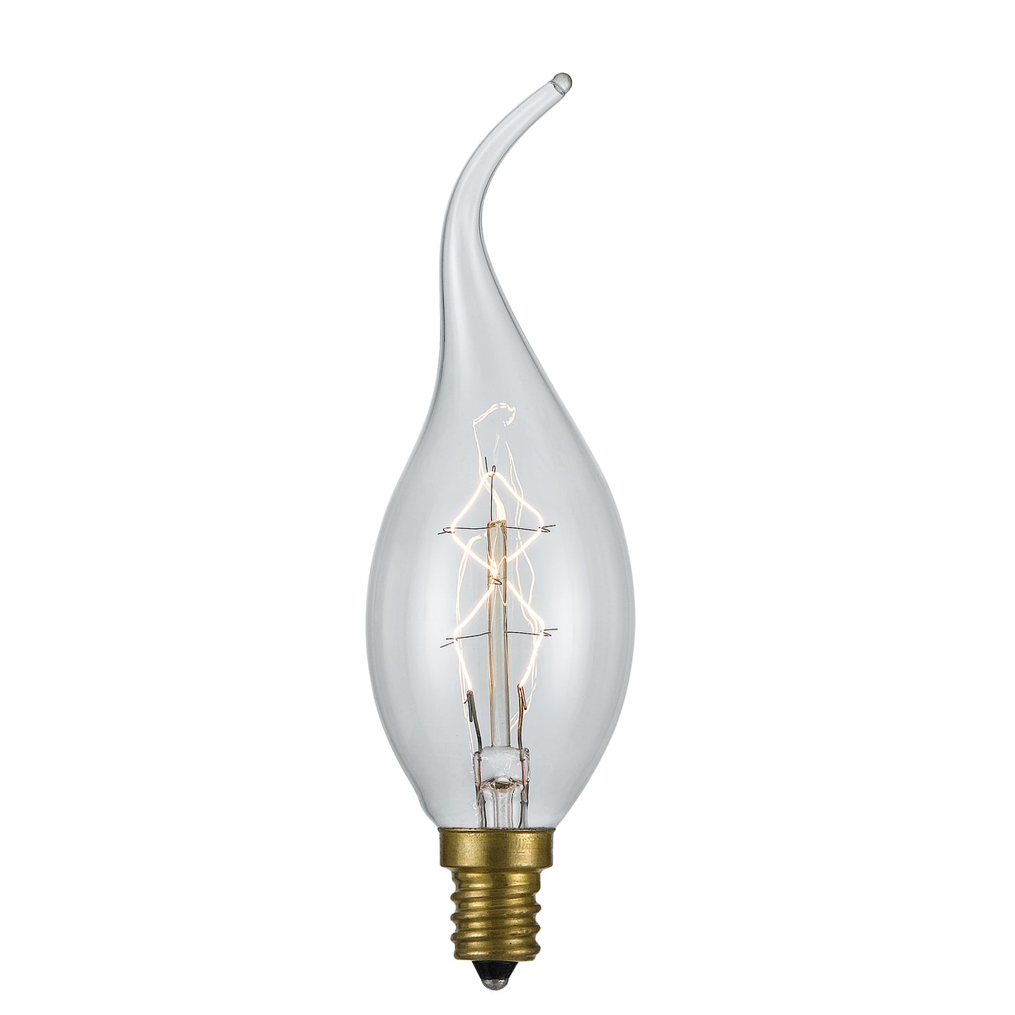 Clear & chrome Metal Edison bulb - Halogen, LB-7148-25W