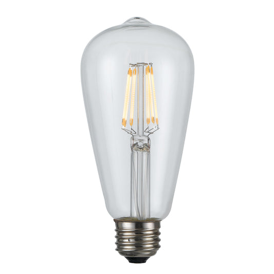 Clear Glass Edison - Led, LB-LED6W22K-E26