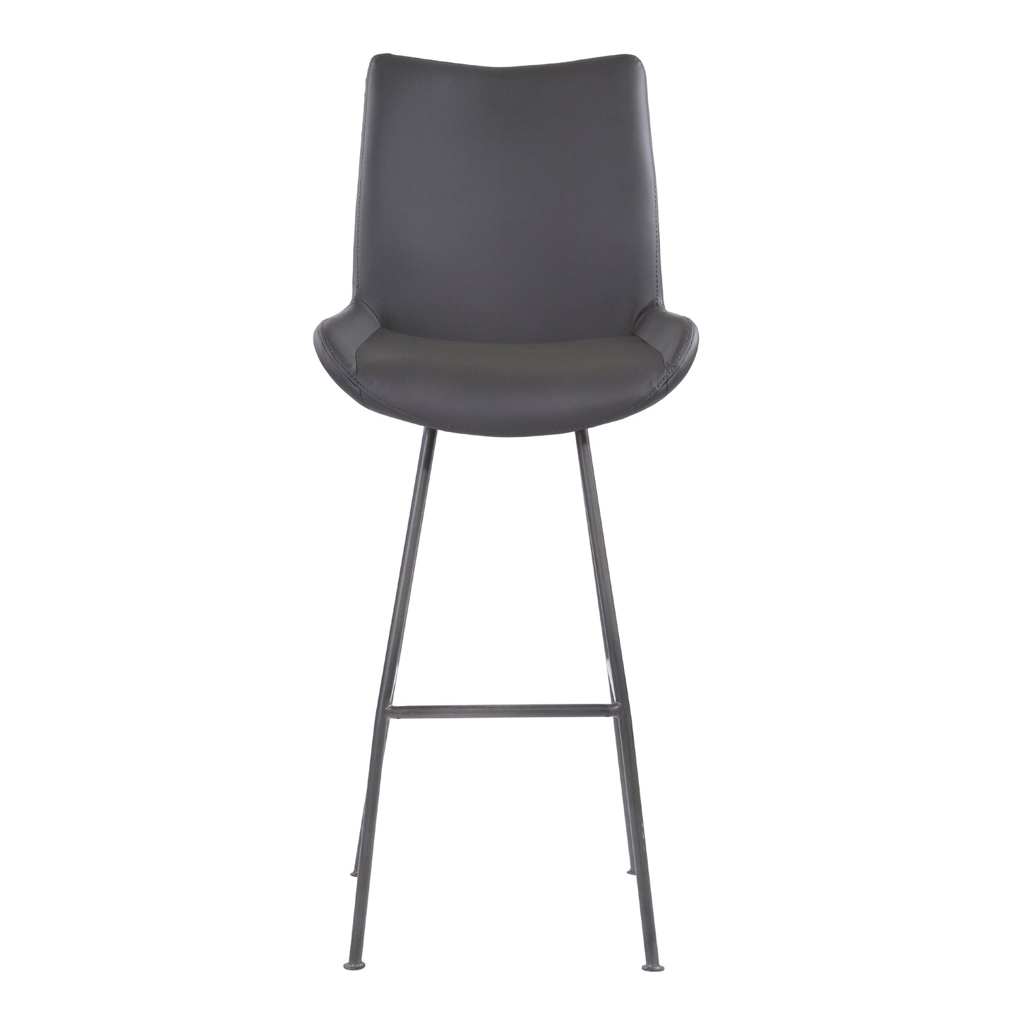 Coronado Contemporary 30" Bar Height Barstool in Brushed Gray