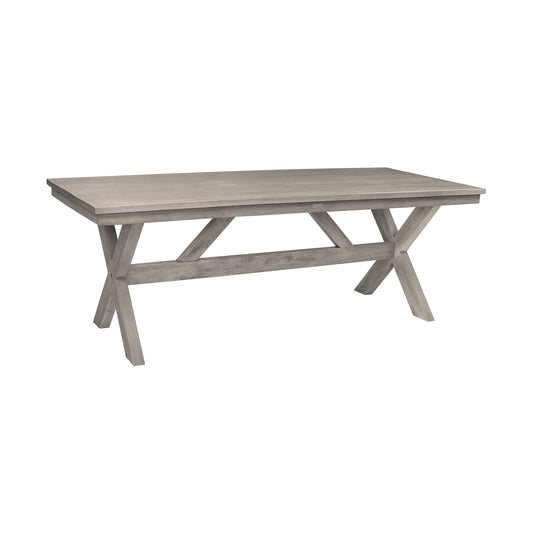 Costa Patio Outdoor Dining Table in Grey Acacia Wood
