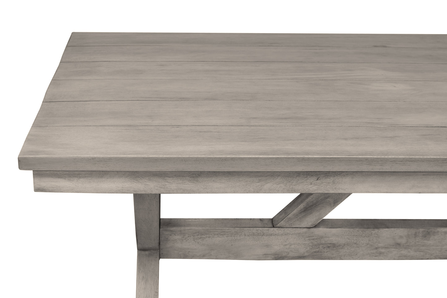 Costa Patio Outdoor Dining Table in Grey Acacia Wood