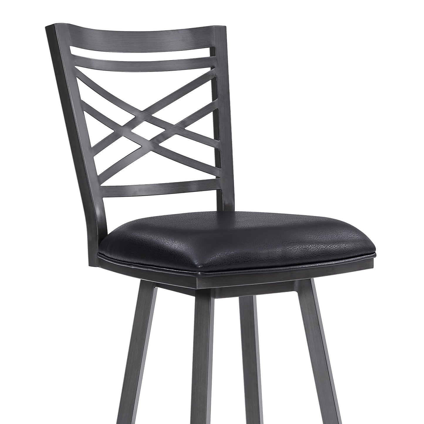 Fargo 26" Counter Height Metal Barstool in Mineral Finish