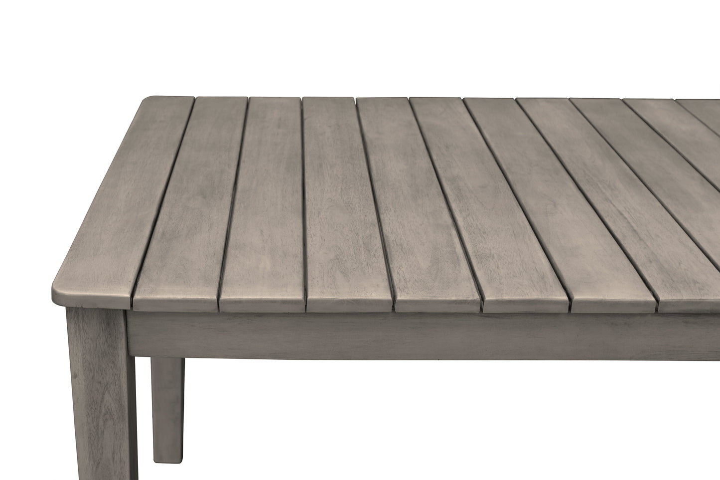 Haiti Patio Outdoor Dining Table in Grey Acacia Wood
