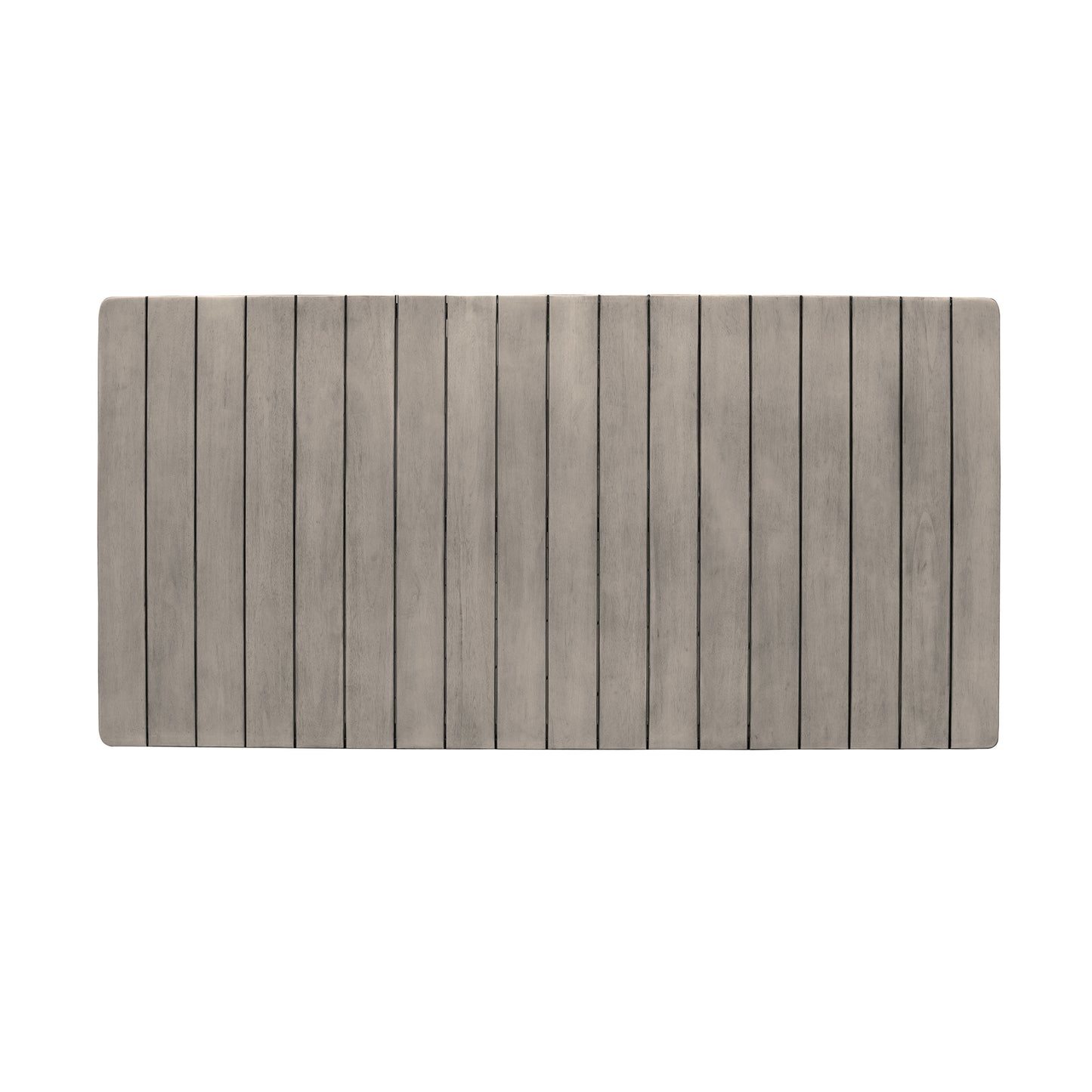 Haiti Patio Outdoor Dining Table in Grey Acacia Wood