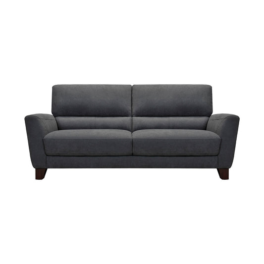 Kester 81" Square Arm Dark Gray Fabric Sofa