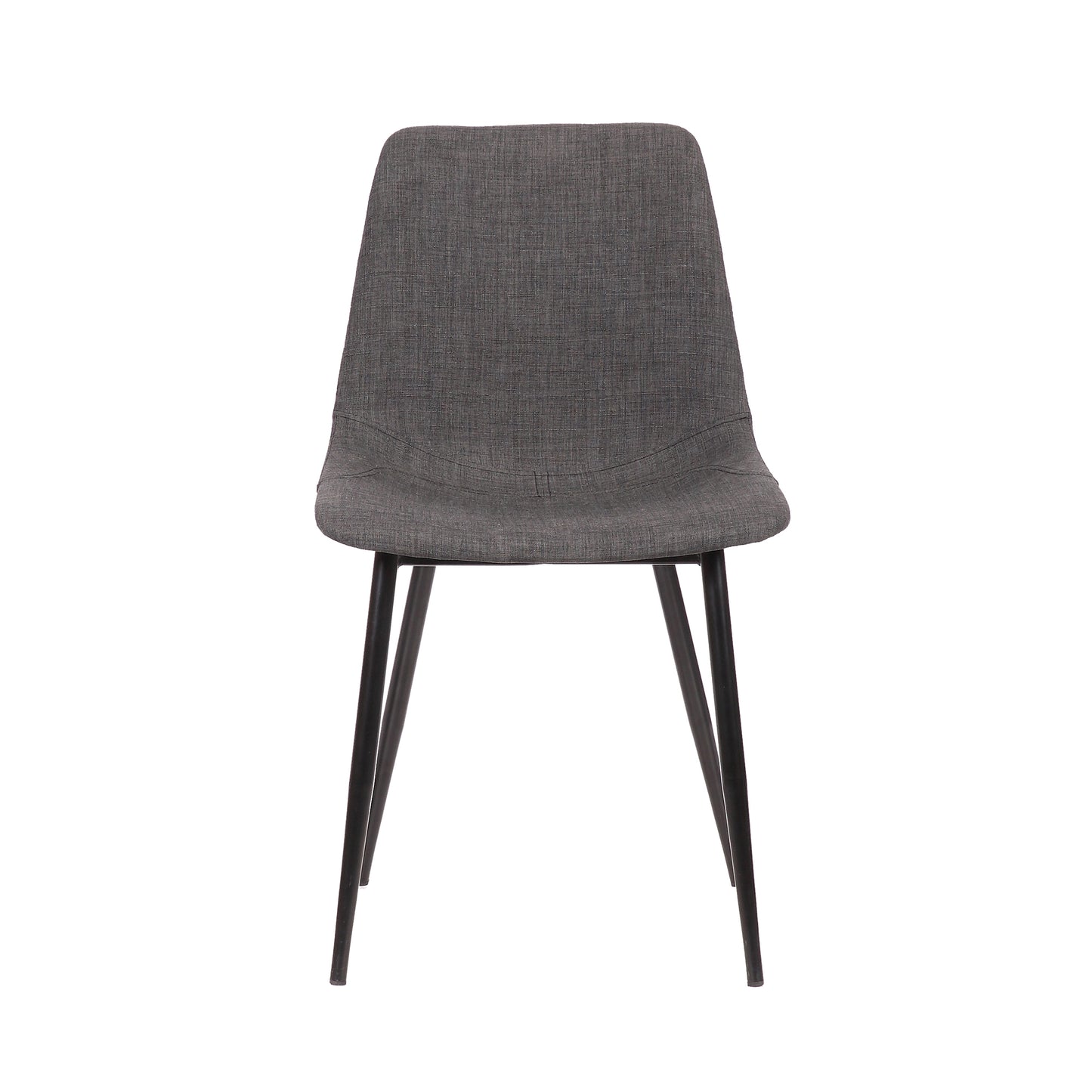 Monte Contemporary Dining Chair in Charcoal Fabric