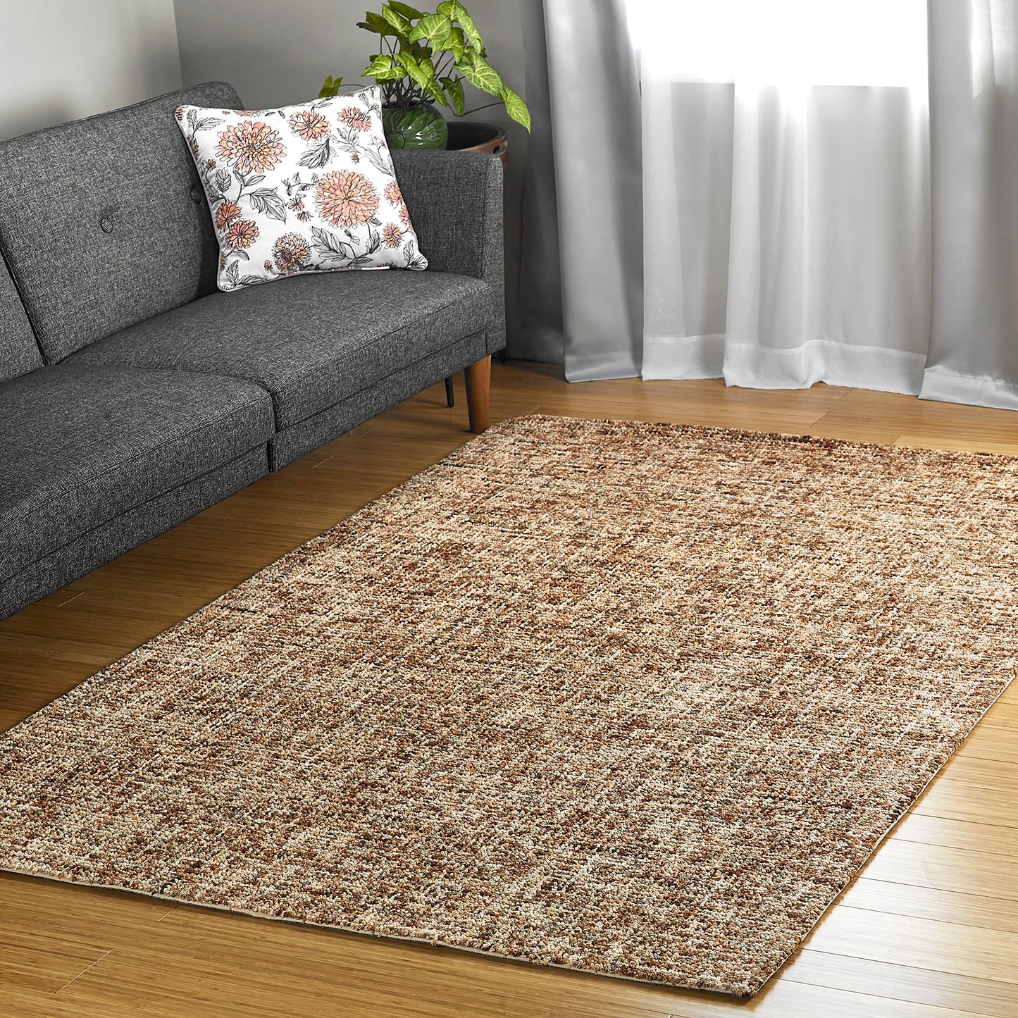 Kaleen Lucero Collection Dark Rust Area Rug 9'6" x 13'
