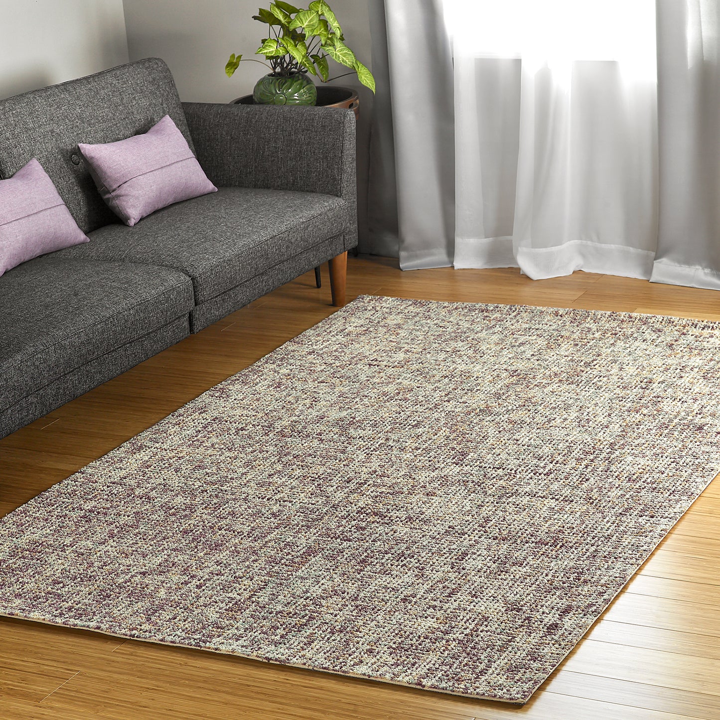 Kaleen Lucero Collection Dark Aubergine Area Rug 8' x 10'