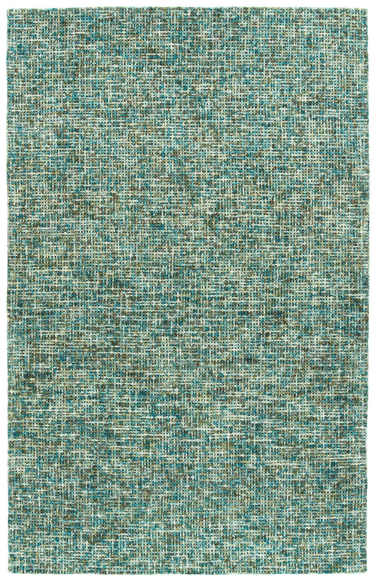 Kaleen Lucero Collection Dark Teal Area Rug 4' x 6'
