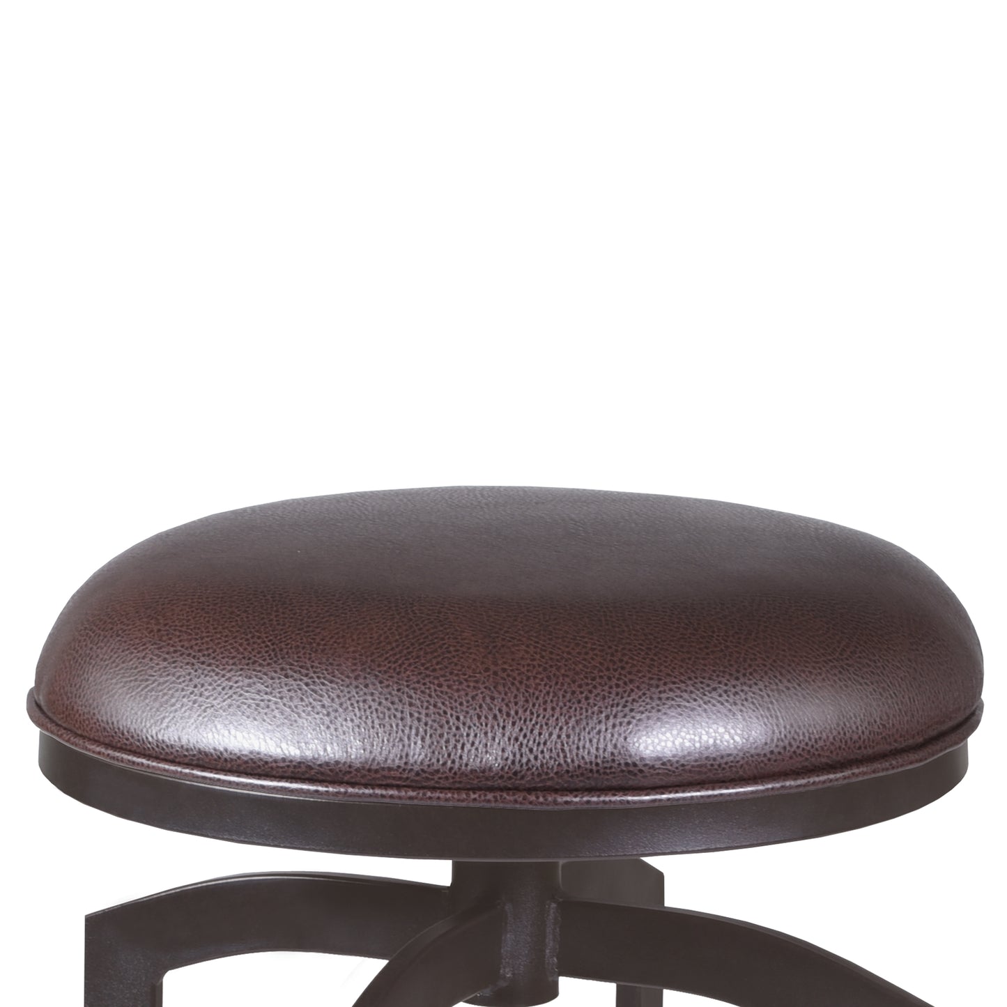 Studio 26" Counter Height Barstool in Auburn Bay finish with Brown Faux Leather