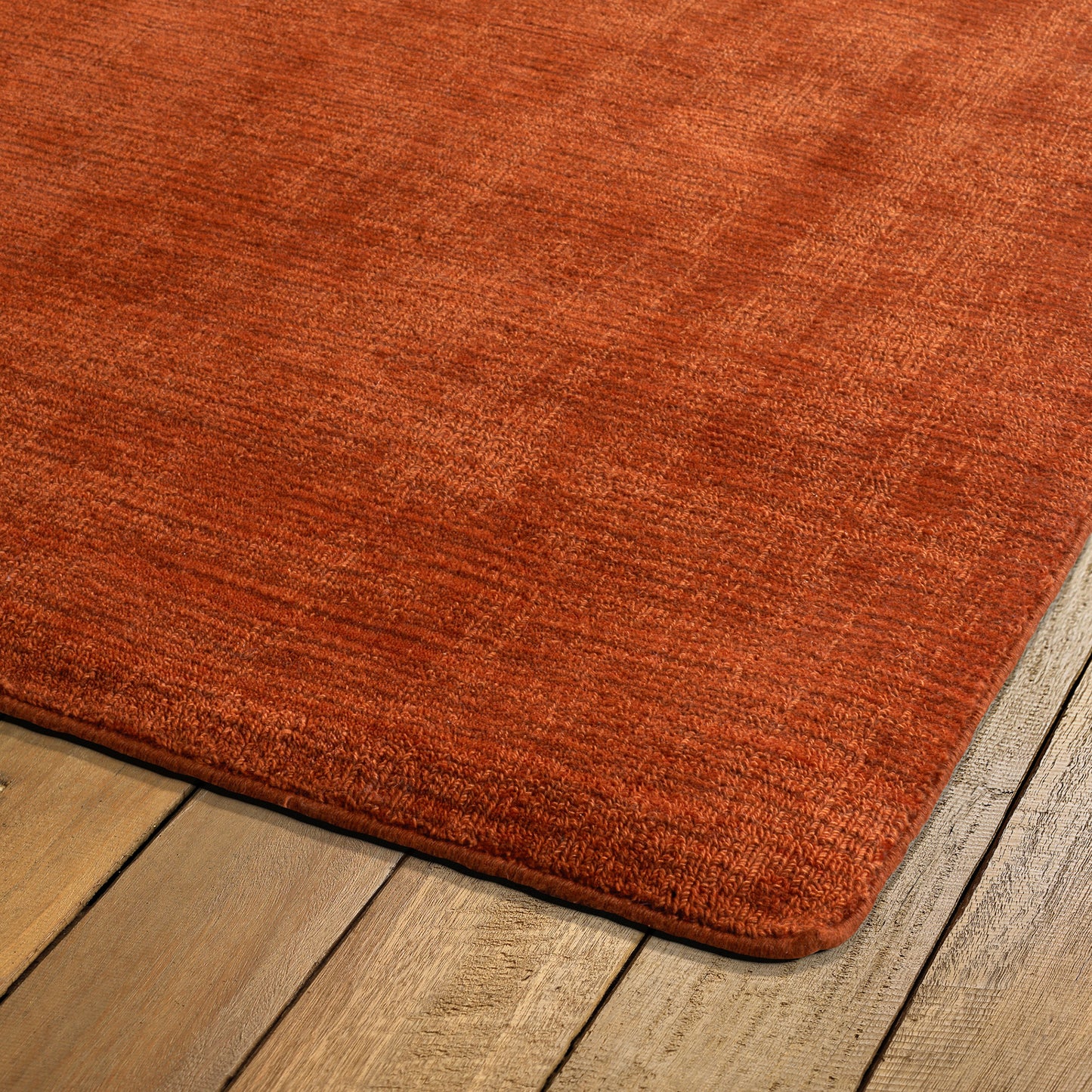 Kaleen Lauderdale Collection Bright Rust Area Rug 9' x 12'