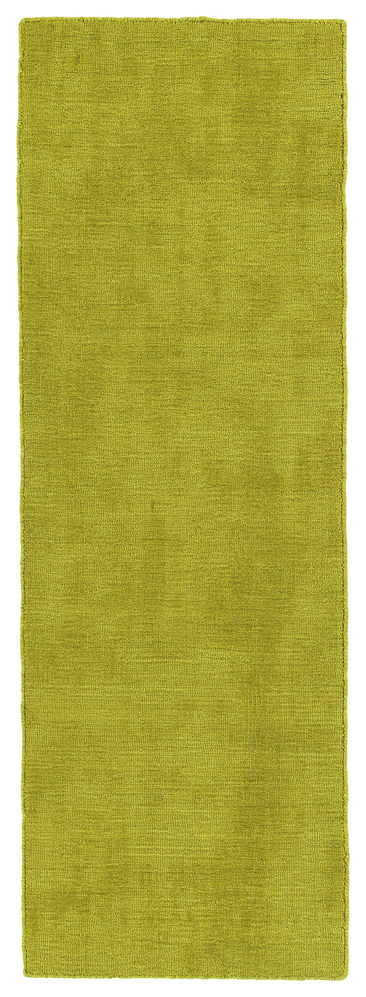 Kaleen Lauderdale Collection Bright Lime Green Runner 2' x 6'