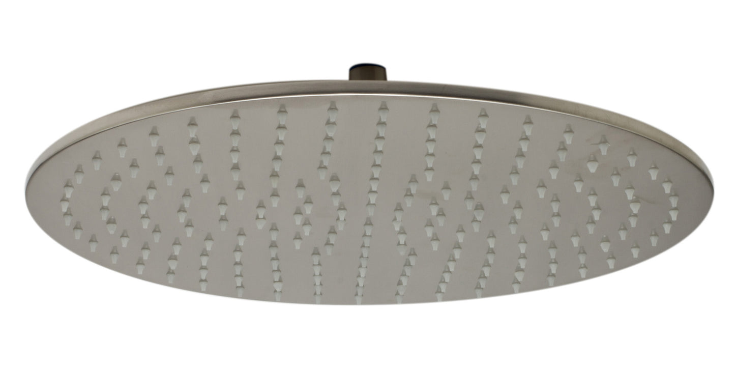 ALFI brand LED16R-BN Brushed Nickel 16" Round Multi Color LED Rain Shower Head