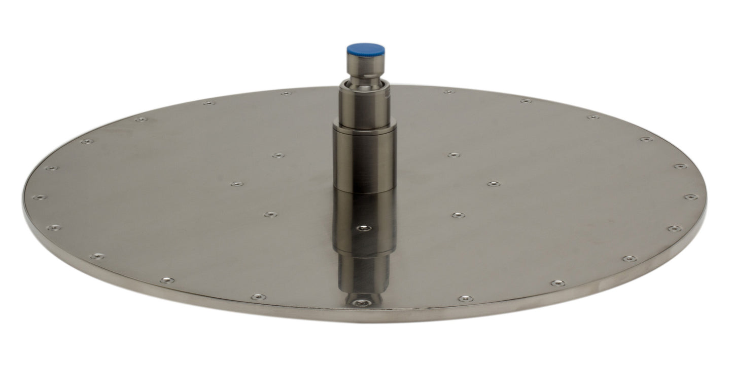 ALFI brand LED16R-BN Brushed Nickel 16" Round Multi Color LED Rain Shower Head