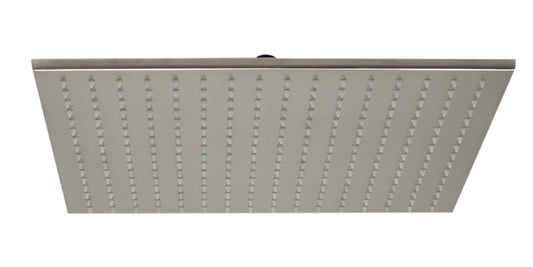 ALFI brand LED16S-BN Brushed Nickel 16" Square Multi Color LED Rain Shower Head
