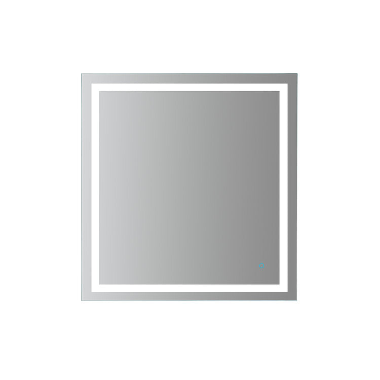 Luci 34x36 Inch LED Mirror with Memory Dimmer and Defogger