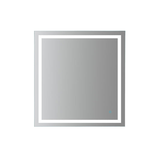 Luci 34x36 Inch LED Mirror with Memory Dimmer and Defogger