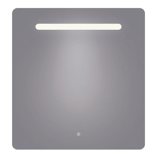 Florence 34x36 Contemporary Lighted Mirror with Memory Dimmer and Defogger