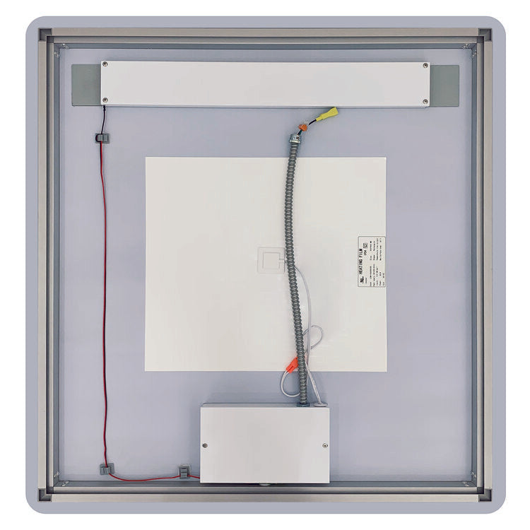 Florence 34x36 Contemporary Lighted Mirror with Memory Dimmer and Defogger