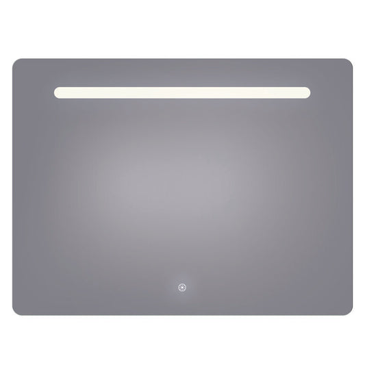 Florence 48x36 Contemporary Lighted Mirror with Memory Dimmer and Defogger