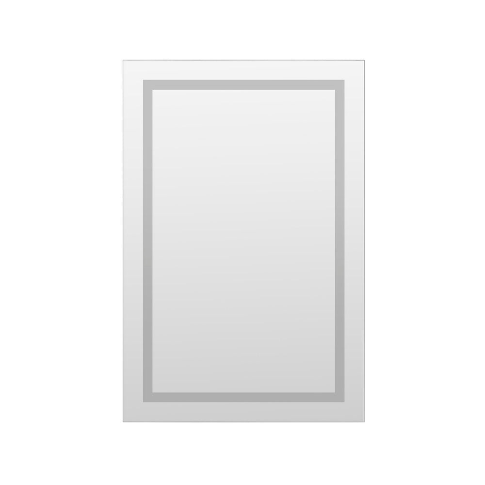 Miramar 24x36 Lighted Mirror with Dimmer and Defogger, Wall Switch Direct