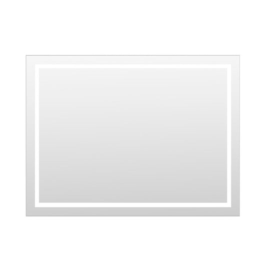 Miramar 48x36 Lighted Mirror with Dimmer and Defogger, Wall Switch Direct