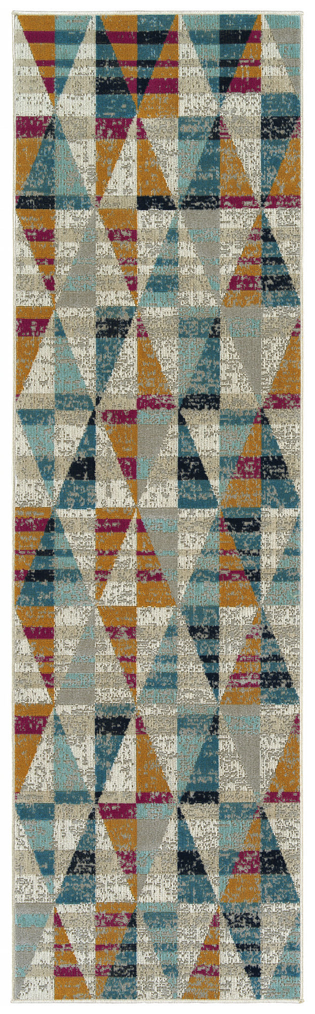 Kaleen Legata Collection Multi LtBlue Runner 2'2" x 7'6"