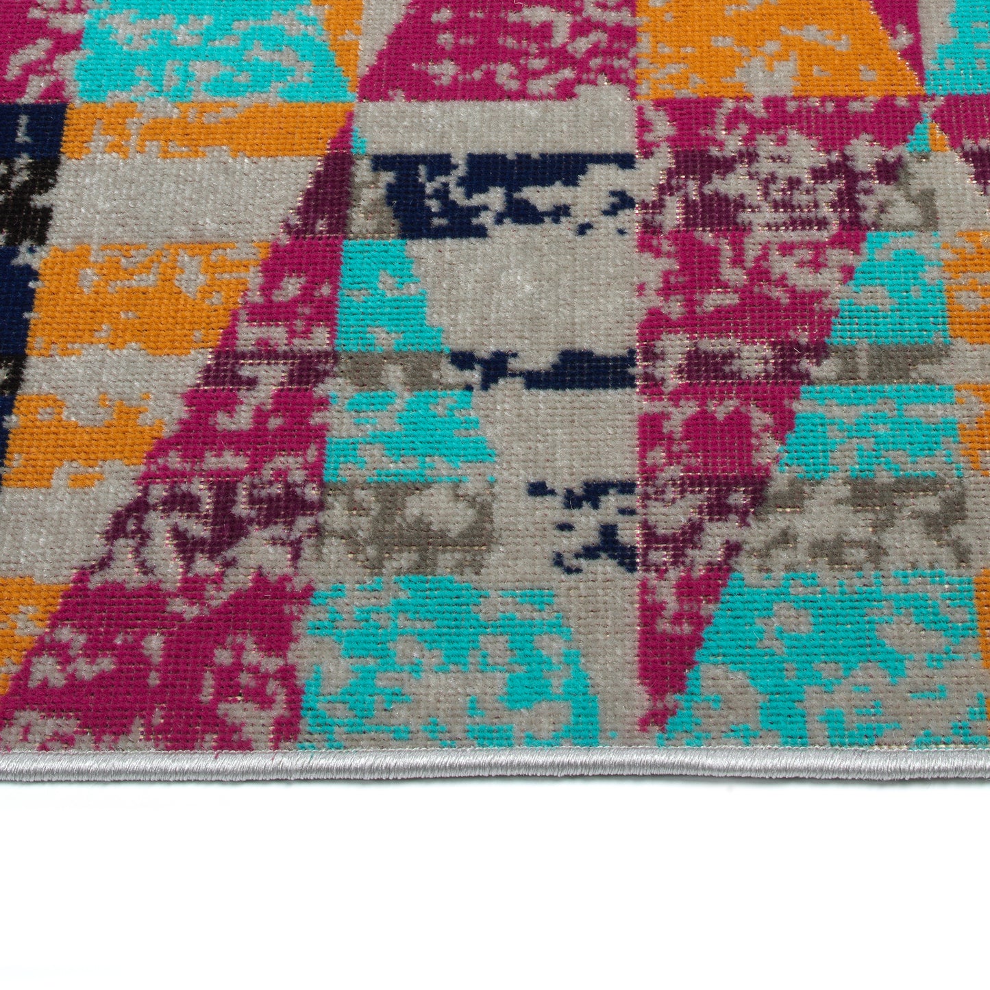 Kaleen Legata Collection Pink Gray Throw Rug 2' x 3'