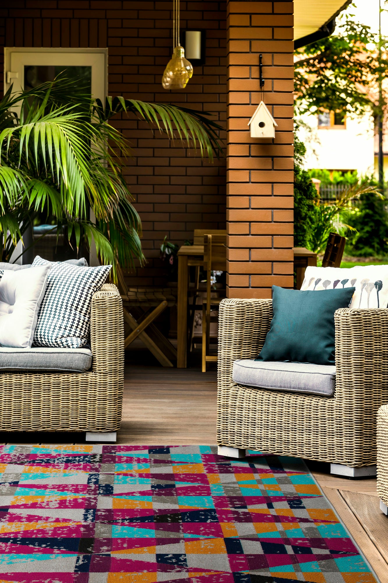 Kaleen Legata Collection Pink Gray Area Rug 5'3" x 7'3"