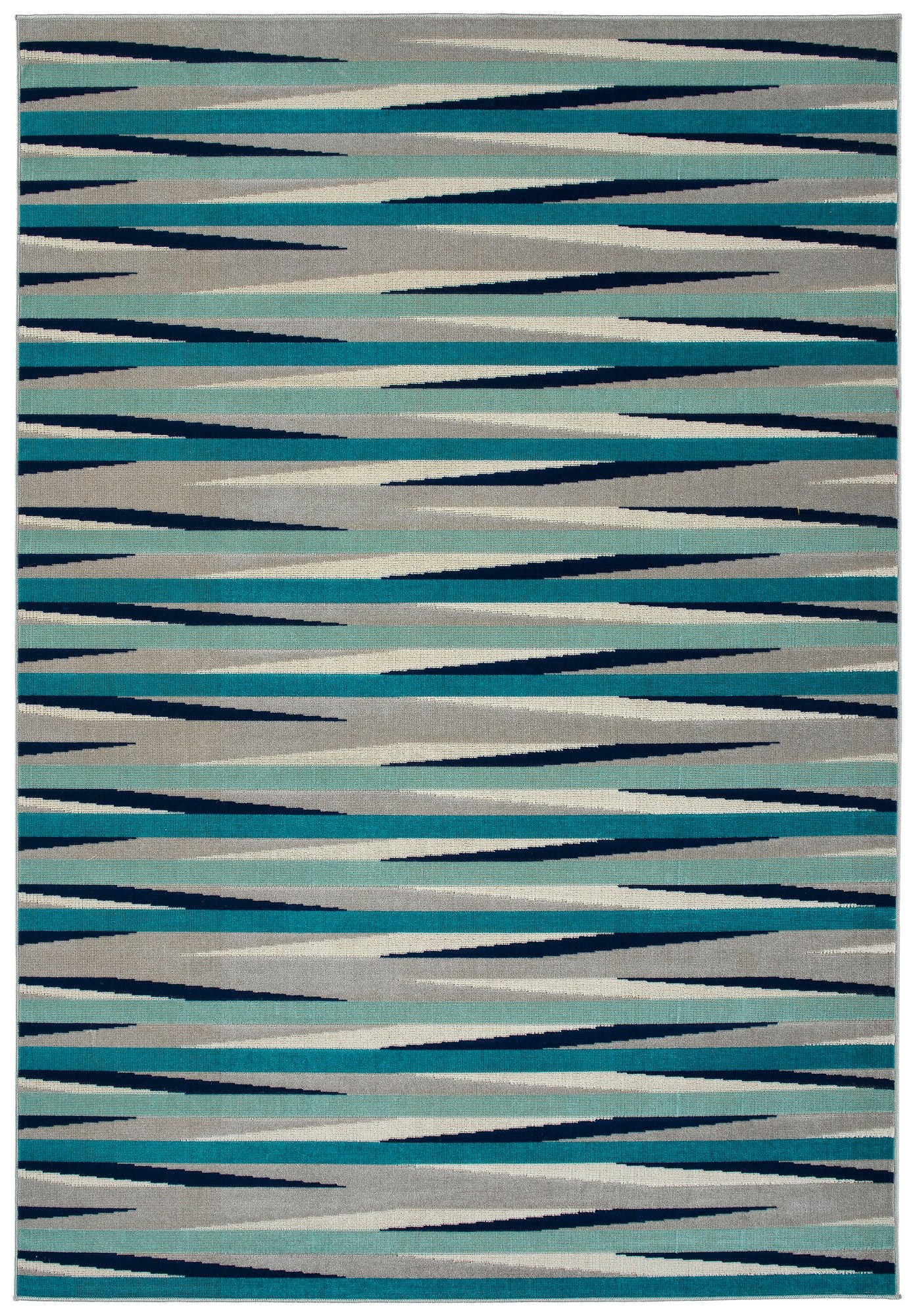 Kaleen Legata Collection Blue Gray Throw Rug 2' x 3'