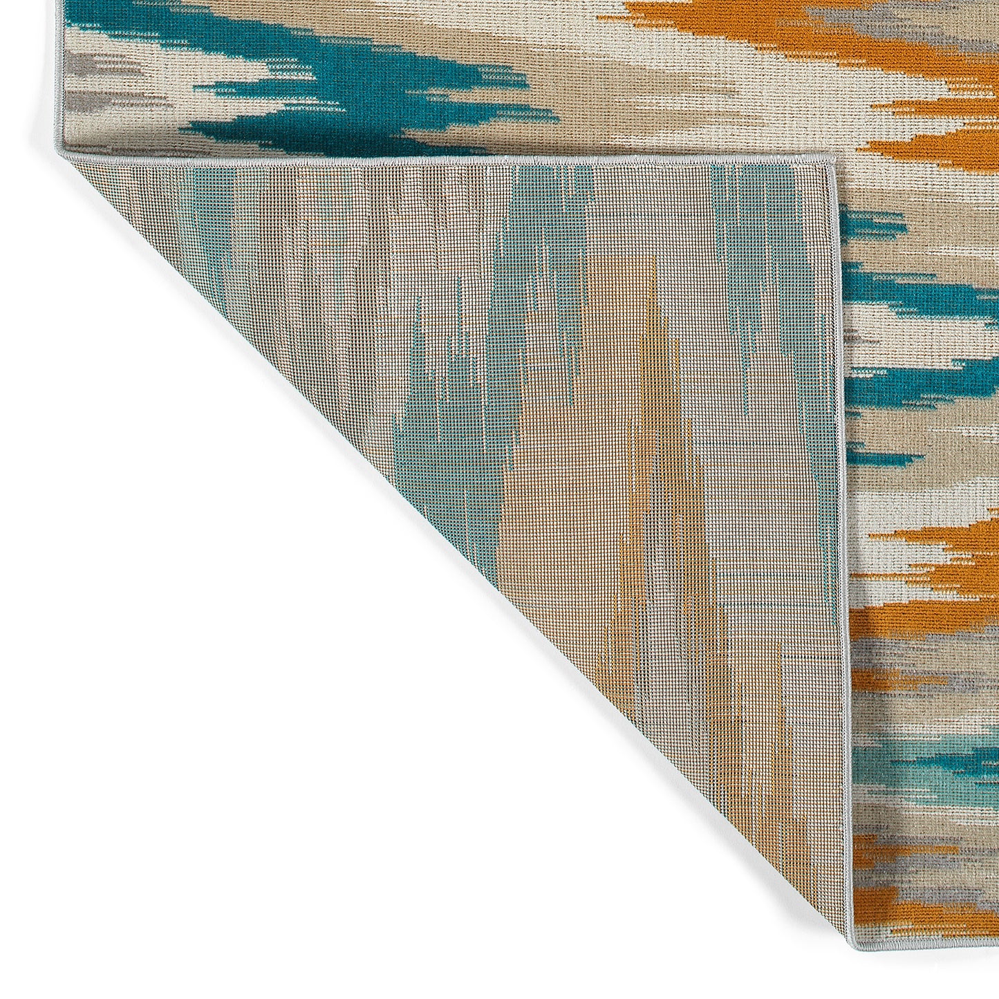 Kaleen Legata Collection Gold Teal Throw Rug 2' x 3'