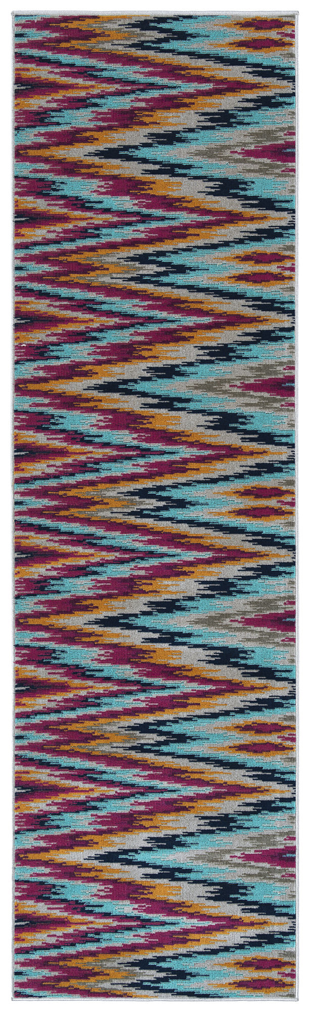 Kaleen Legata Collection Multi Pink Area Rug 4'1" x 5'7"
