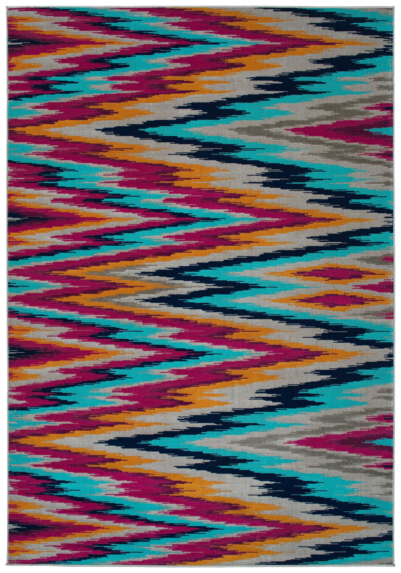 Kaleen Legata Collection Multi Pink Area Rug 5'3" x 7'3"