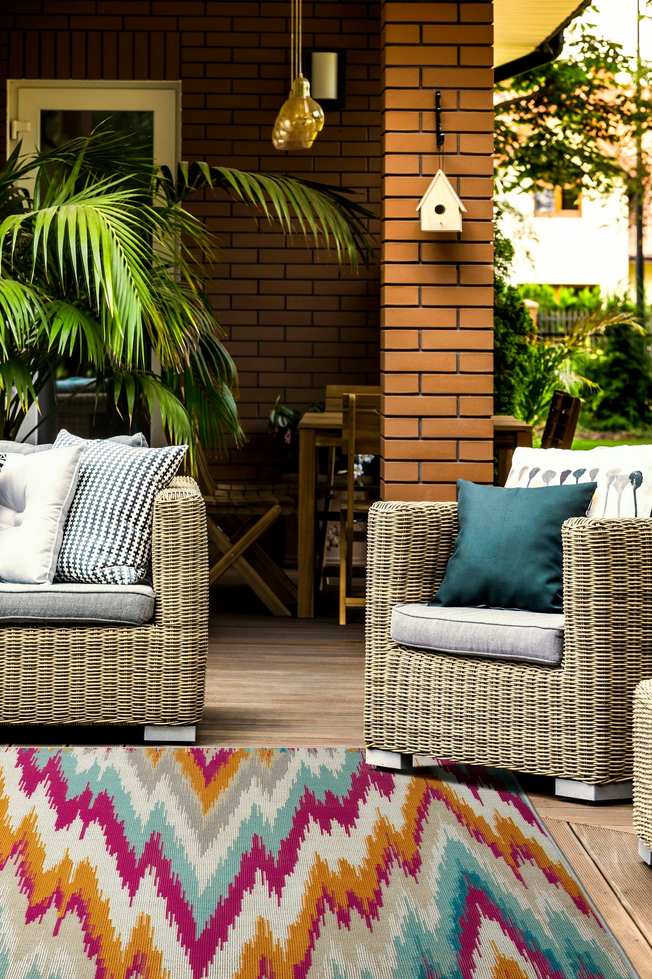 Kaleen Legata Collection Pink Orange Area Rug 5'3" x 7'3"