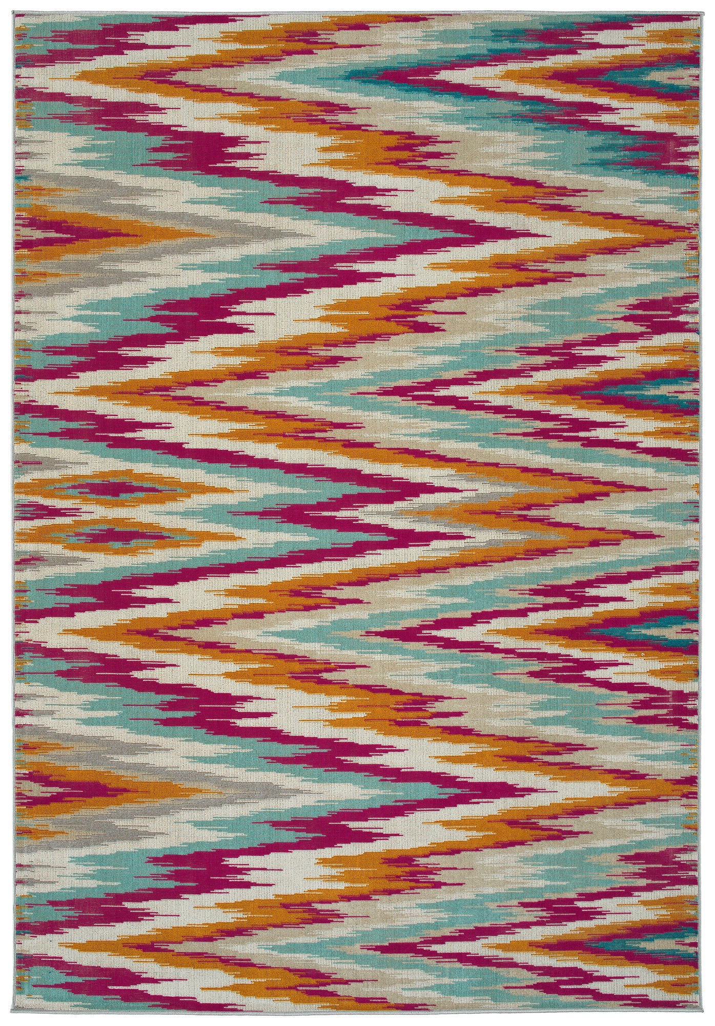 Kaleen Legata Collection Pink Orange Area Rug 5'3" x 7'3"