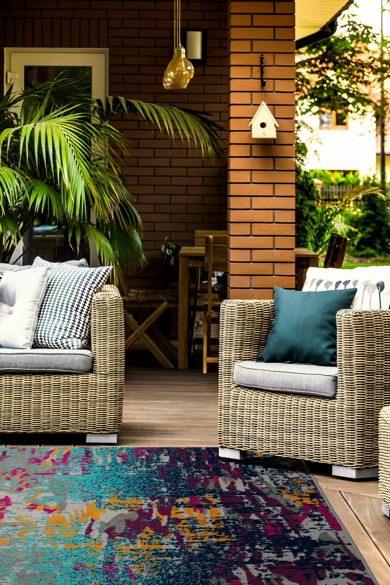 Kaleen Legata Collection Multi Orange Area Rug 9' x 12'