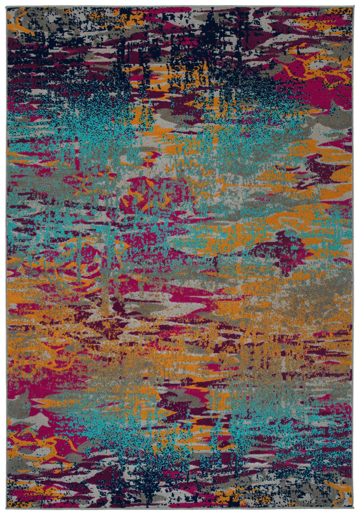 Kaleen Legata Collection Multi Orange Area Rug 7'10" x 10'