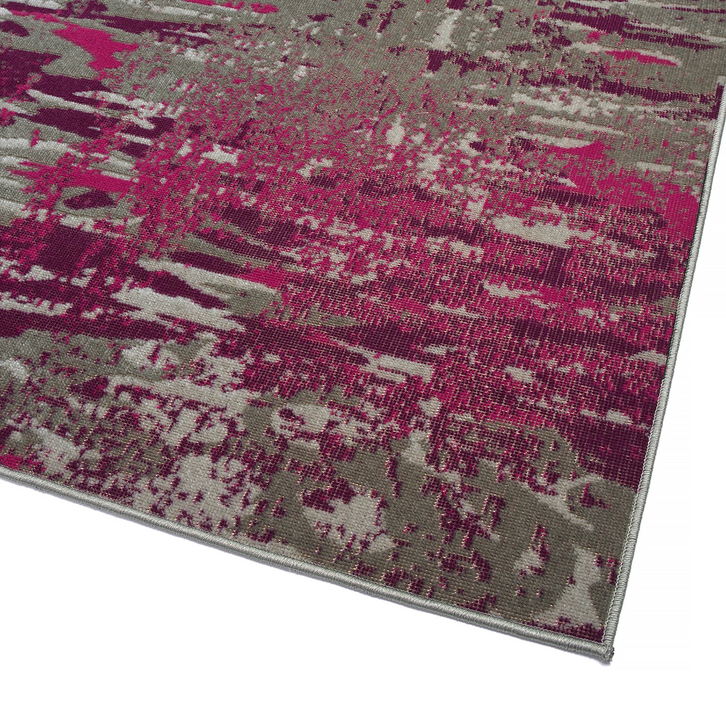 Kaleen Legata Collection Pink Plum Throw Rug 2' x 3'