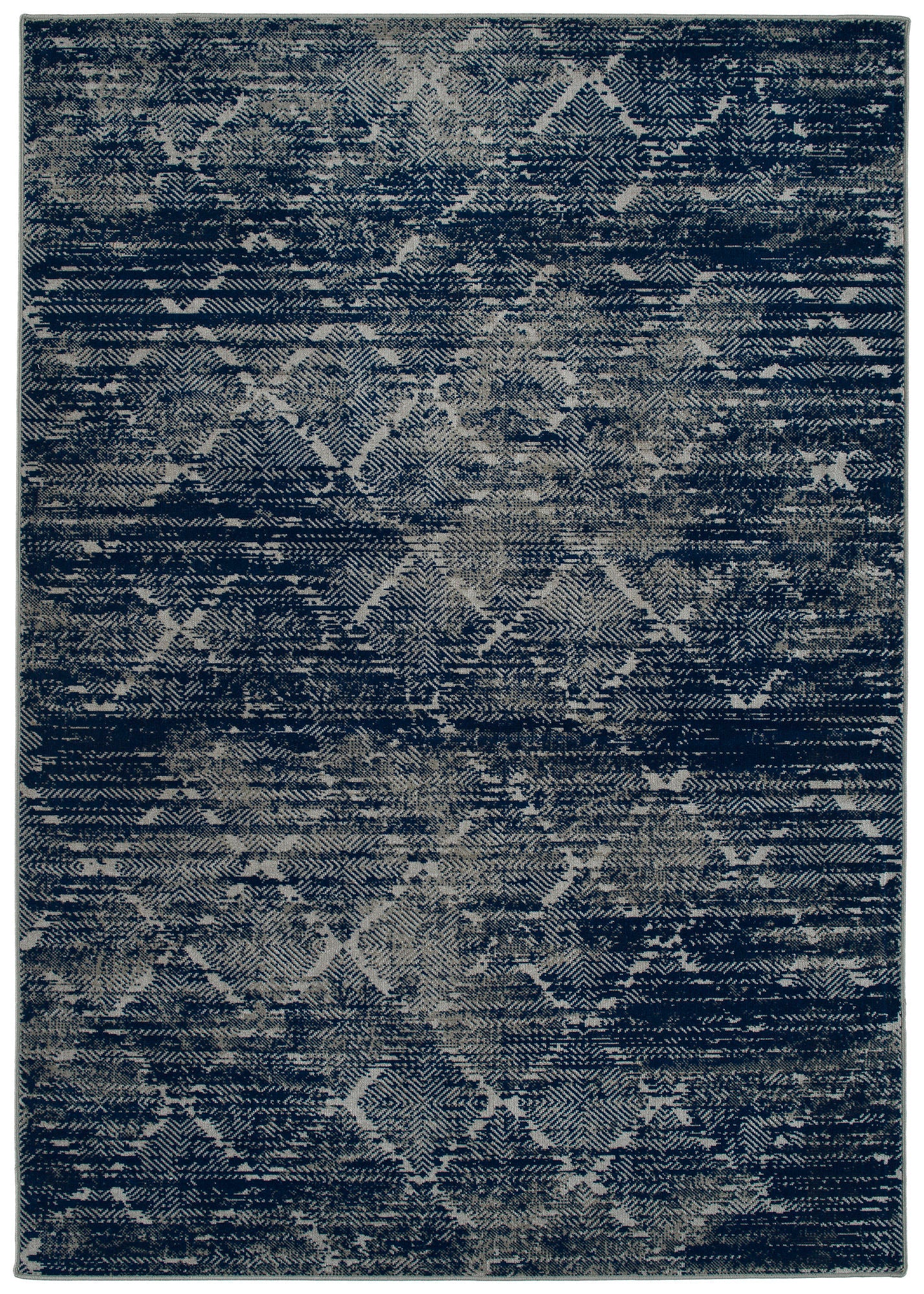 Kaleen Legata Collection Dark Navy Throw Rug 2' x 3'