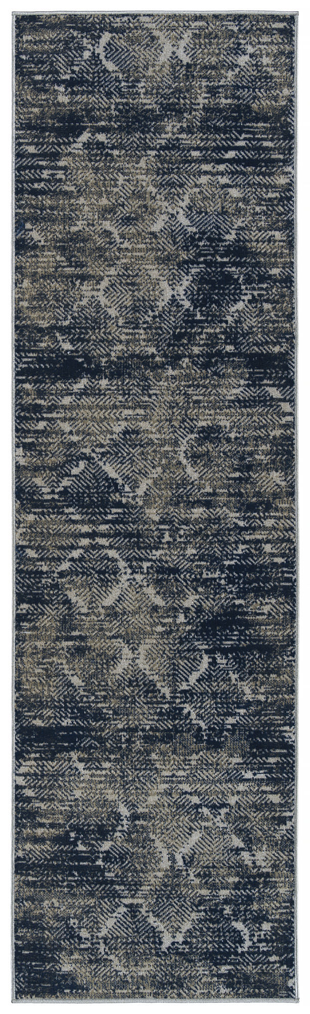 Kaleen Legata Collection Dark Navy Throw Rug 2' x 3'