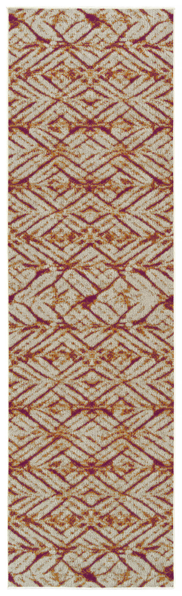 Kaleen Legata Collection Light Orange Area Rug 4'1" x 5'7"