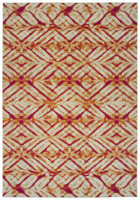 Kaleen Legata Collection Light Orange Area Rug 9' x 12'