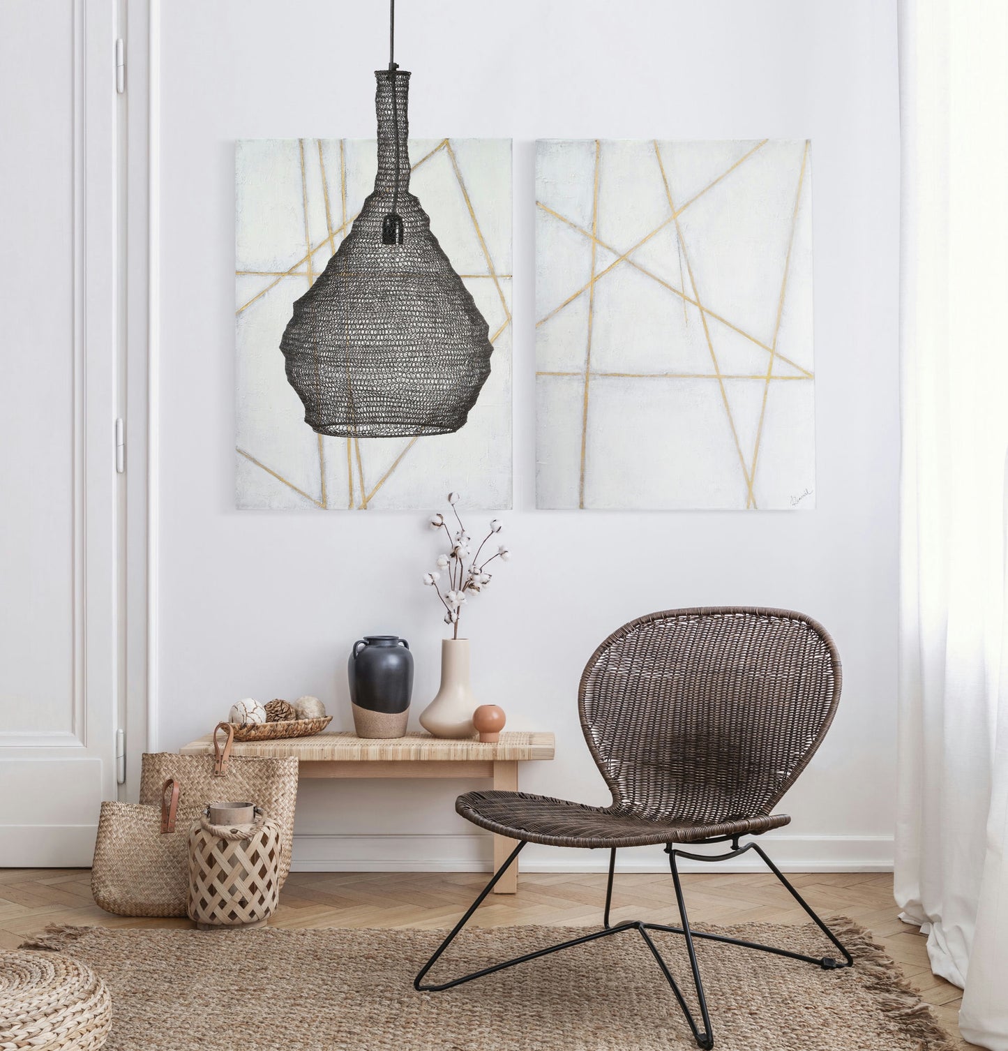 Garatun Ceiling Fixture 133X15X15