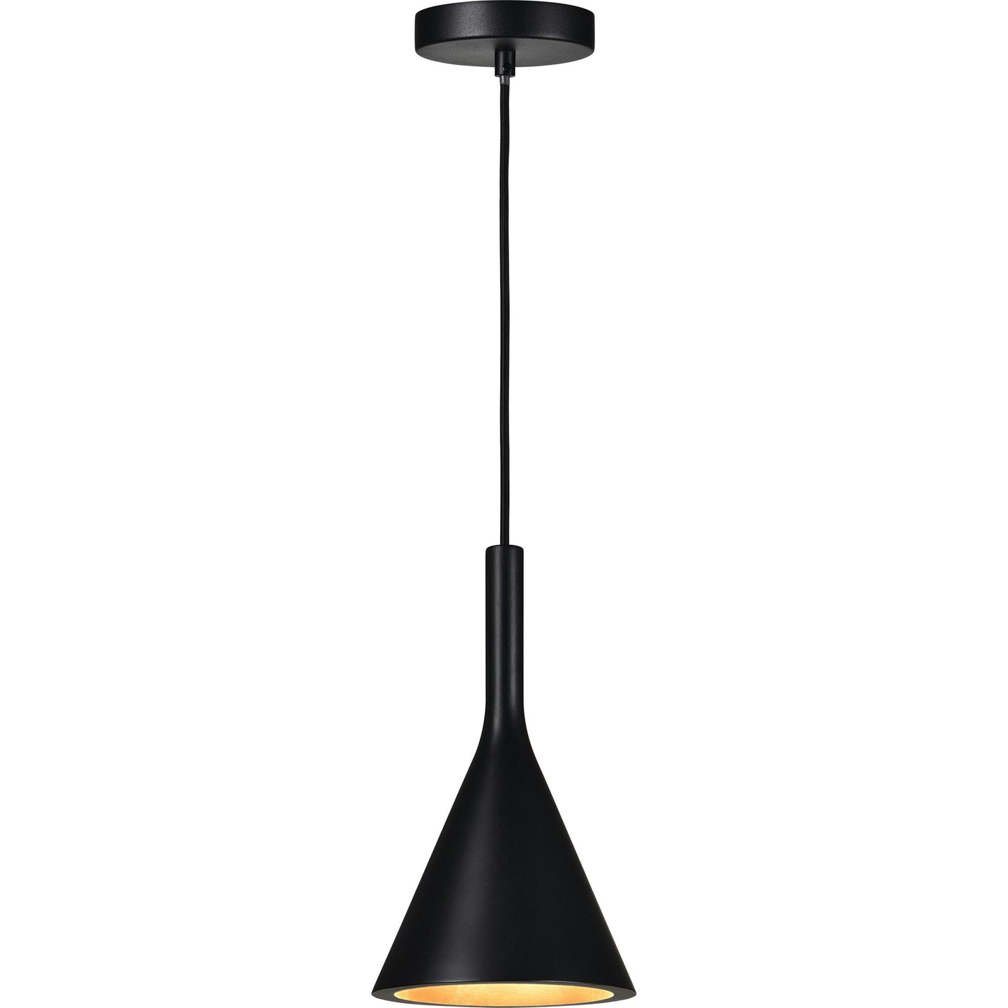 Meda Black Gypsum Ceiling Fixture