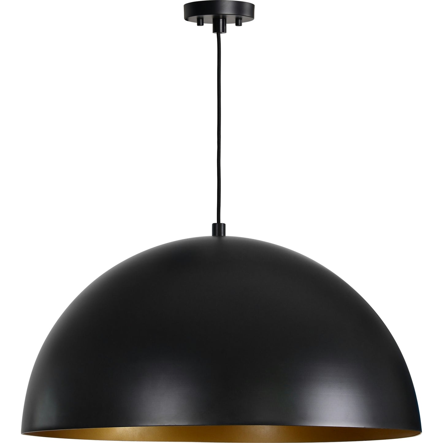 Sina Matte Black (Outer Shade) Matte Gold (Inner Shade) Aluminum Ceiling Fixture