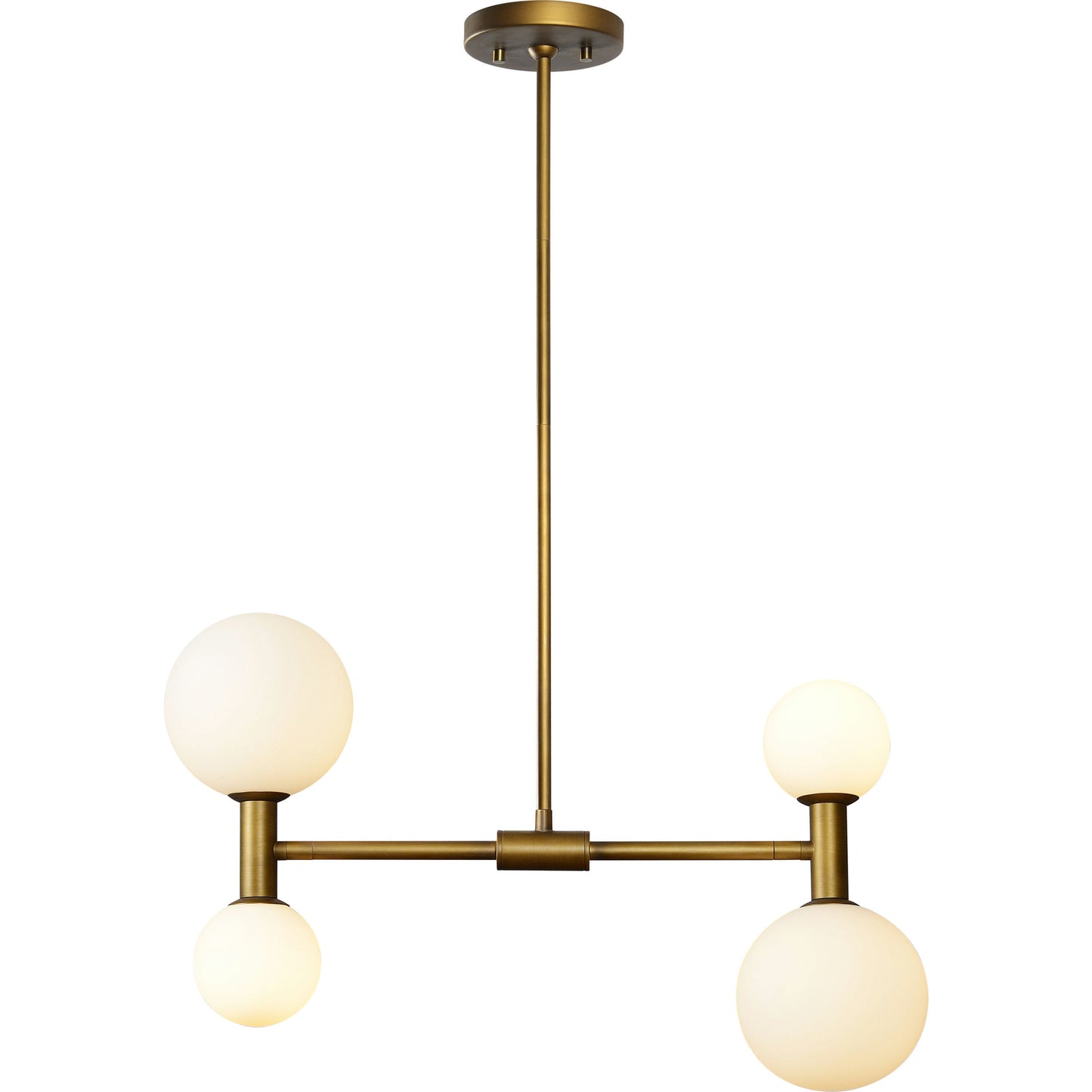 Luiza Antique Brass Iron Ceiling Fixture