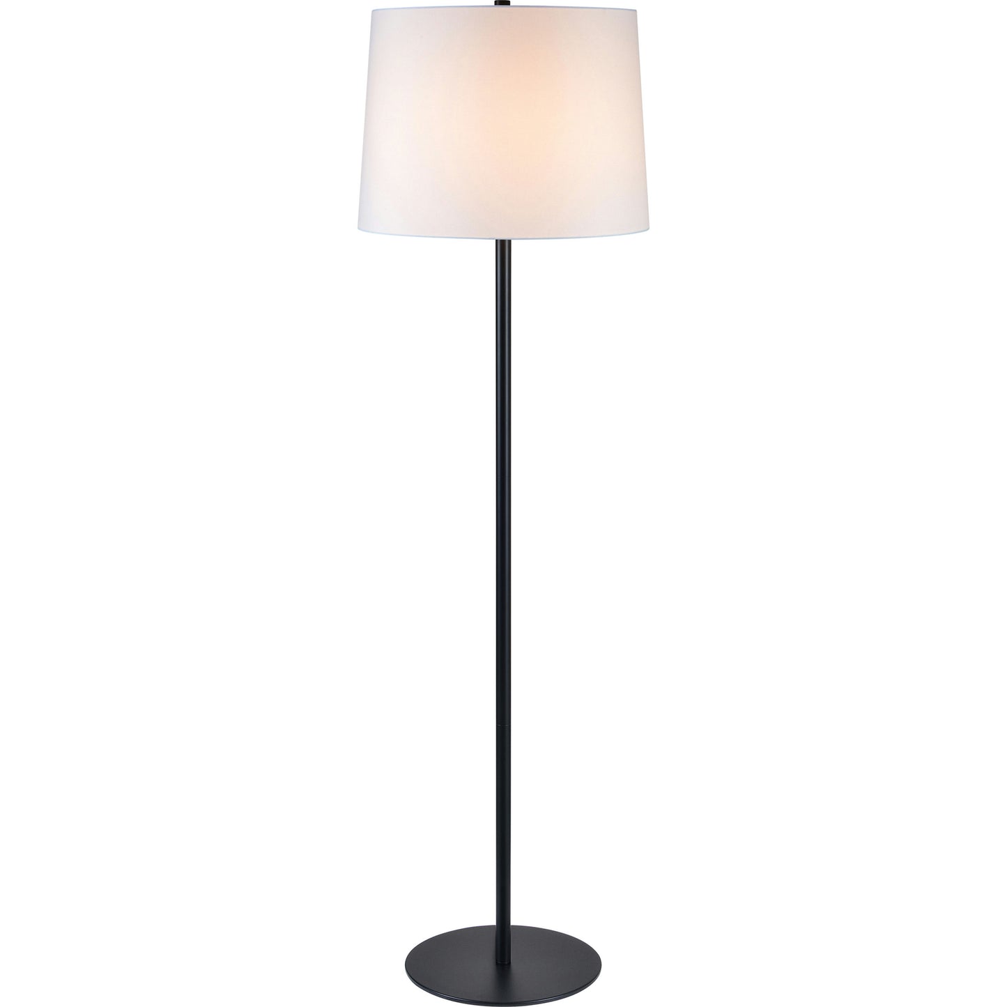 Nevin Matte Black Iron Floor Lamp